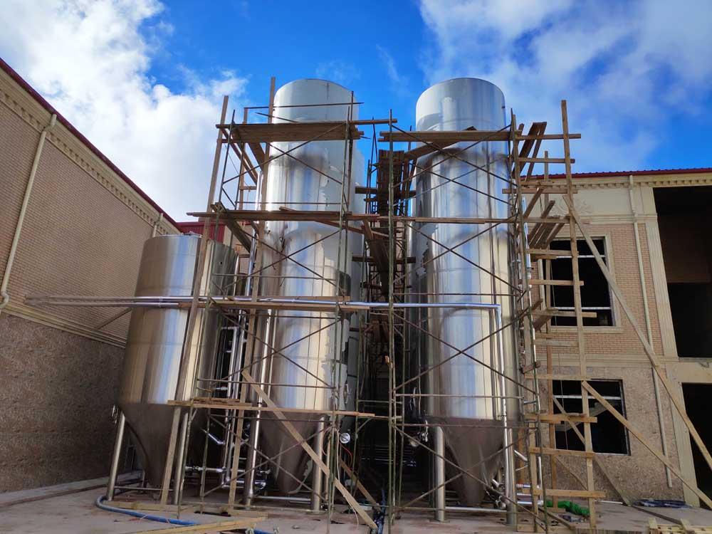70hl Jacketed conical fermenter